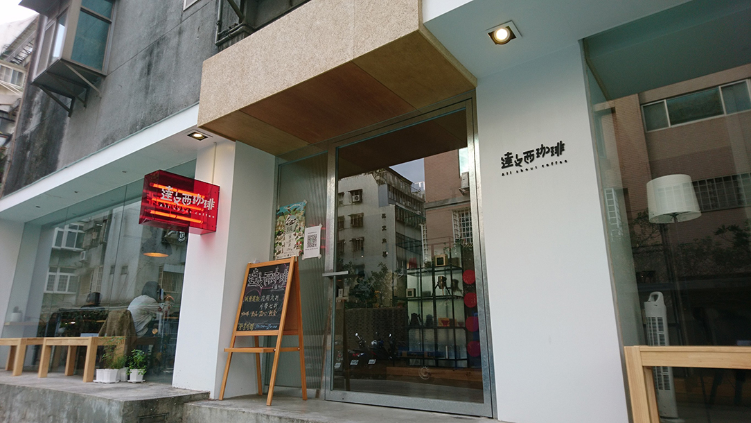 【達文西珈琲｜網美咖啡店】咖啡廳店面招牌設計｜PRIMO津本廣告